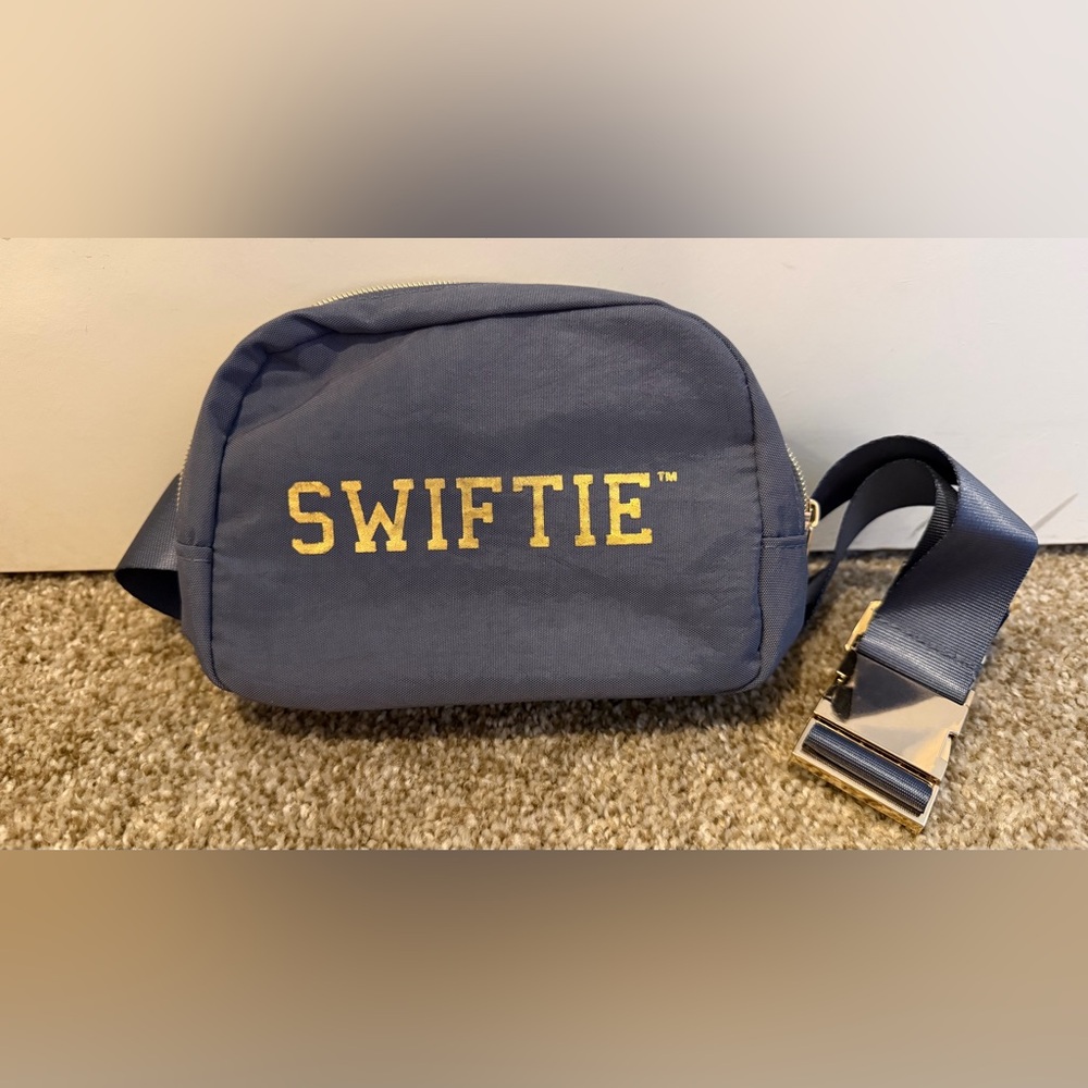 NWOT: SWIFTIE Belt Bag with Gold Logo